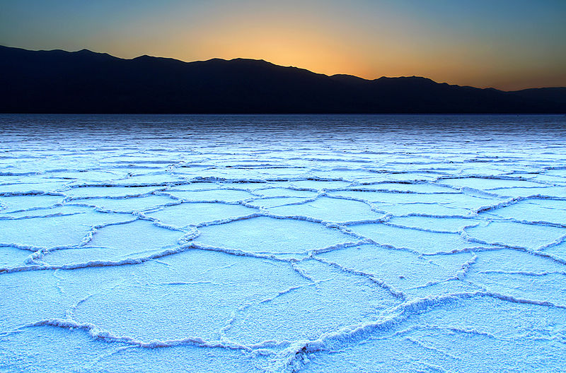 Badwater Basin, Death Valley National Park, California.