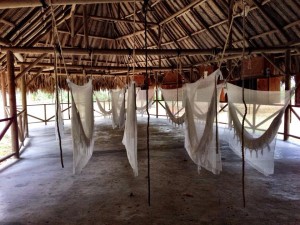 Hammocks at Tayrona National Park.