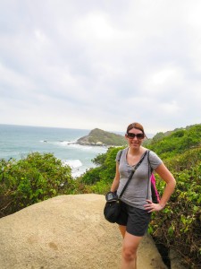 Hiking in Tayrona National Park.