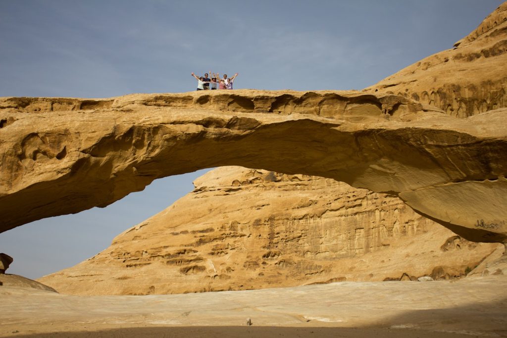 Intrepid Travel tour group in Jordan