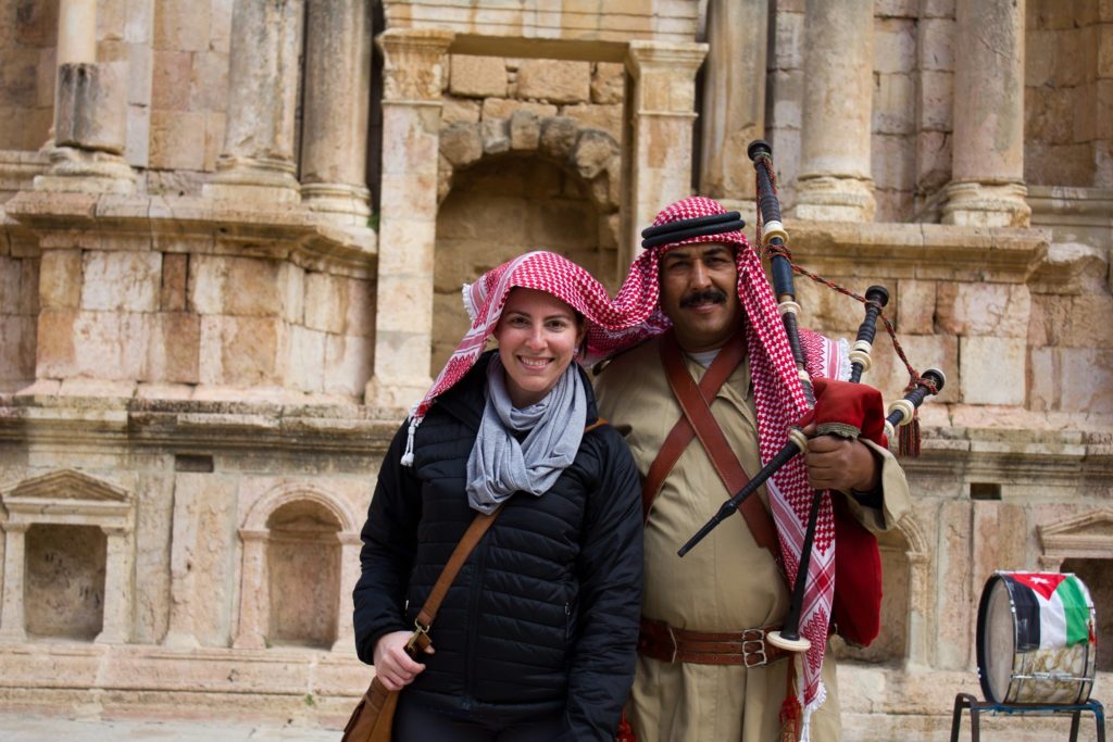 Rebecca Pattee in Jordan with Intrepid Travel