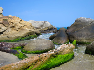 Rocks at Arrecifes beach