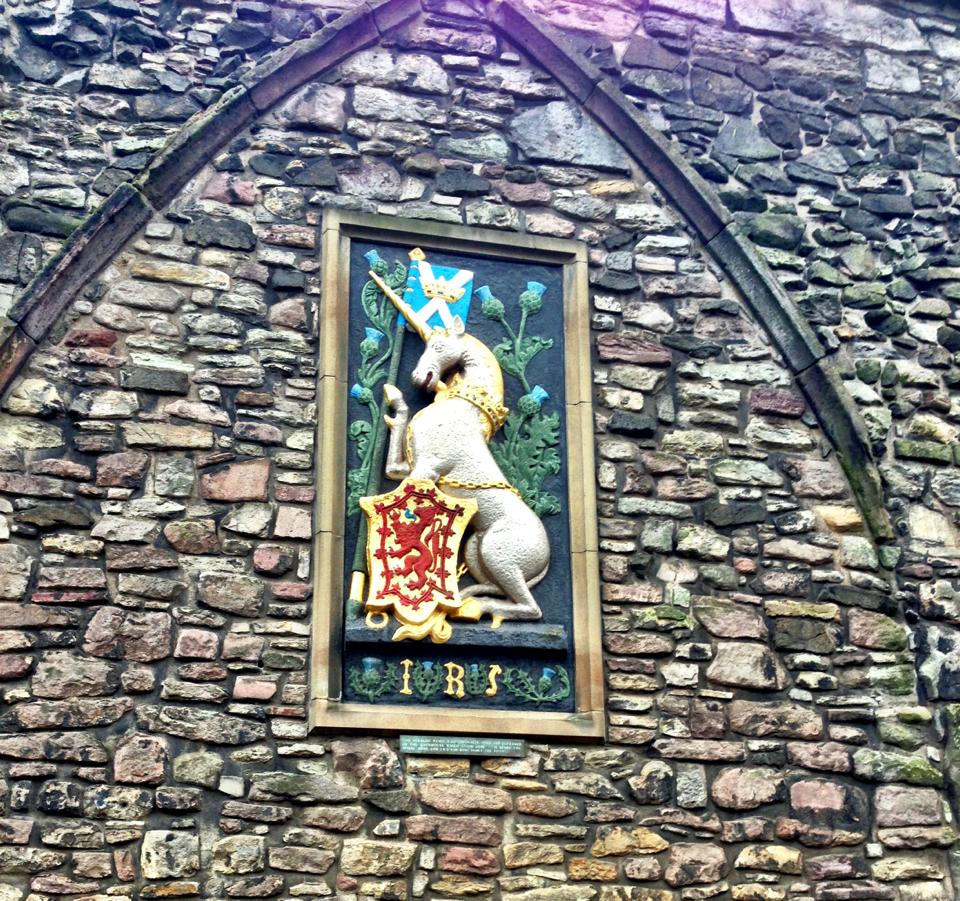 Holyrood Palace unicorn