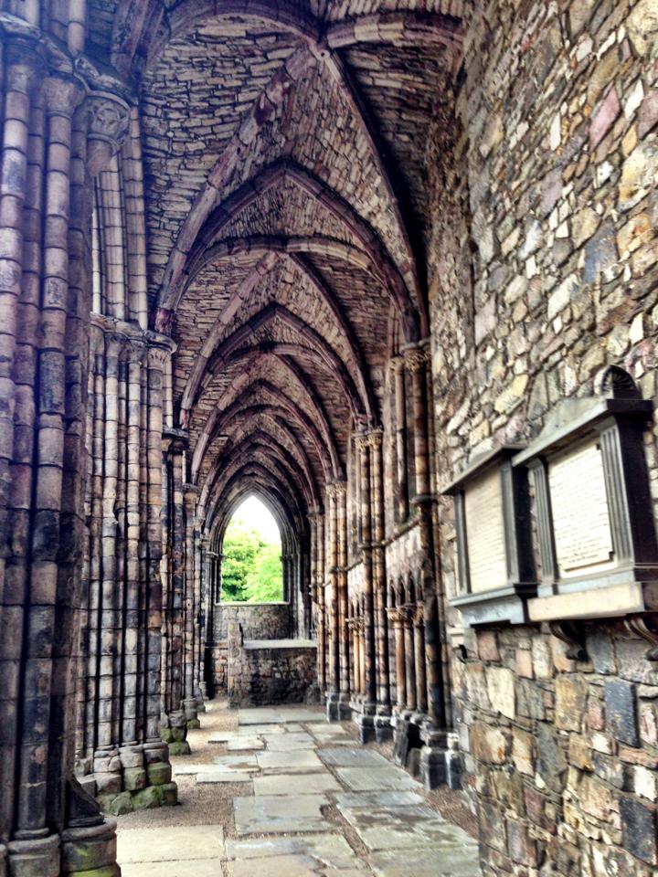 Abbey ruins, Holyrood Palace, Edinburgh, Scotland
