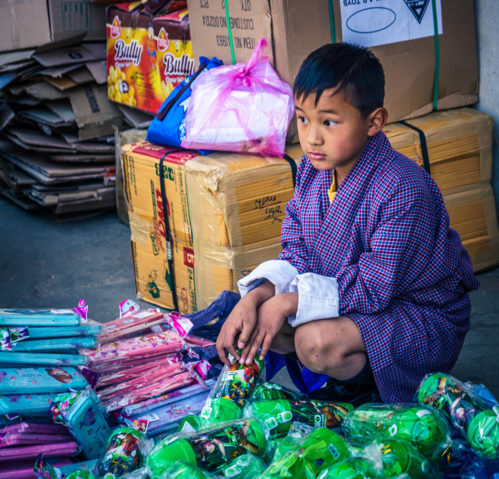 Bhutan: Back to school shopping in Paro