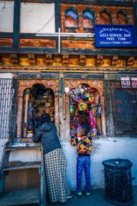 Shopping in Paro Bhutan