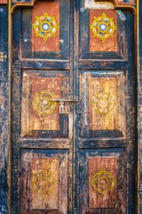 Door in Thimphu, Bhutan