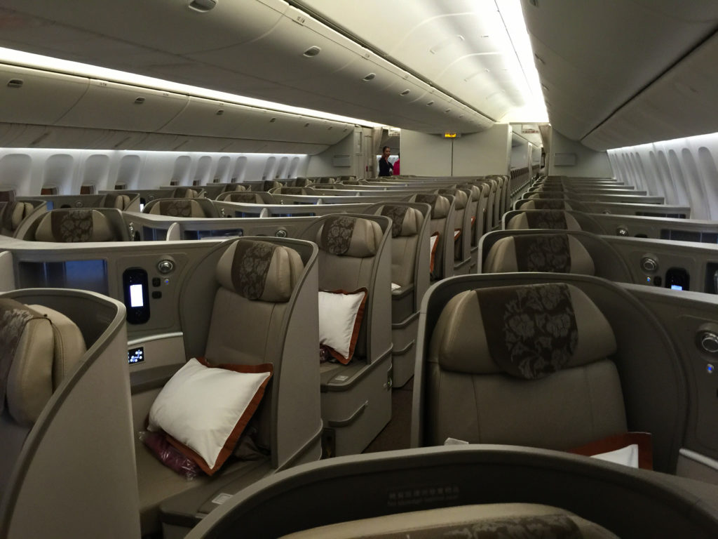 China Eastern Airlines Business class cabin