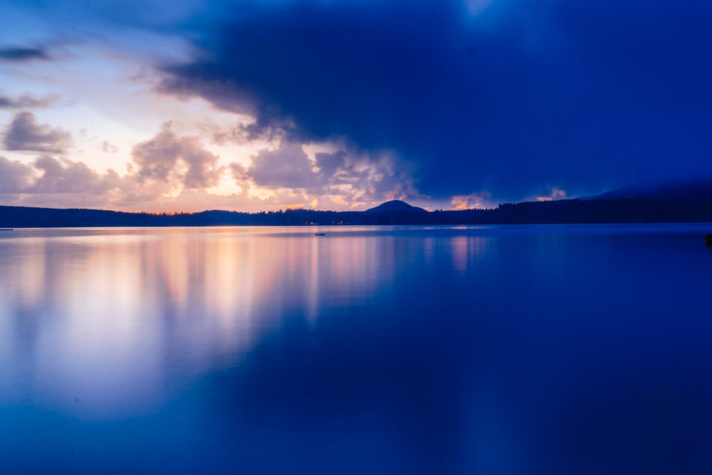 Lake Quinault Sunset: Olympic National Park
