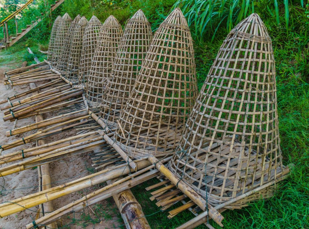 Fishing nets in Luang Prabang, Laos