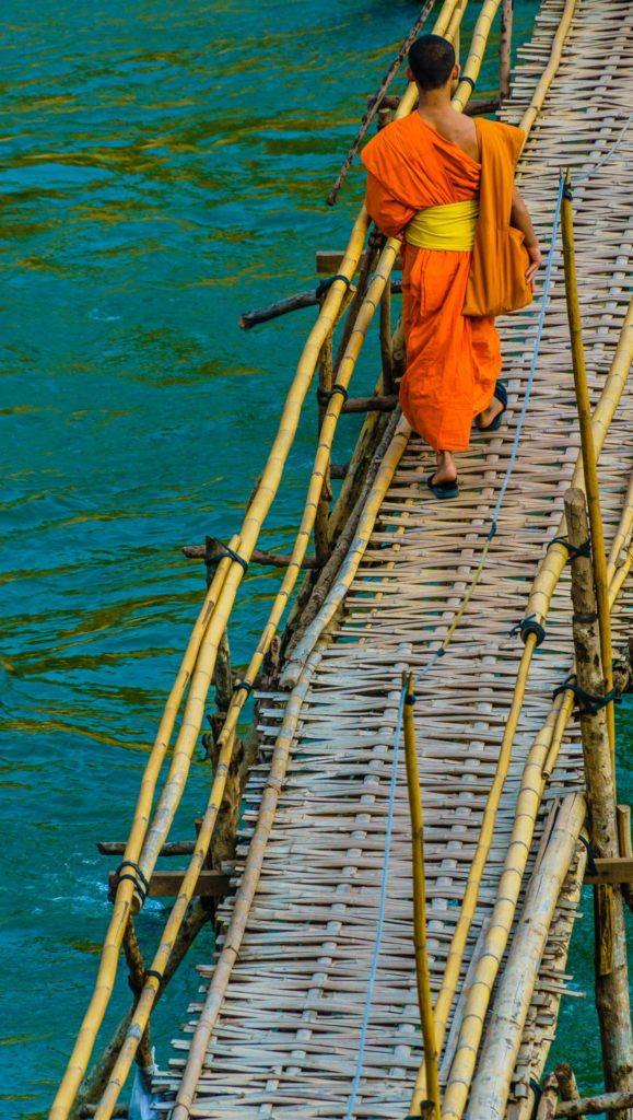 Monk in Luang Prabang, Laos