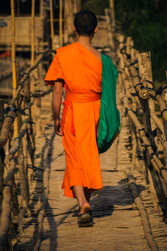 Monk in Luang Prabang, Laos