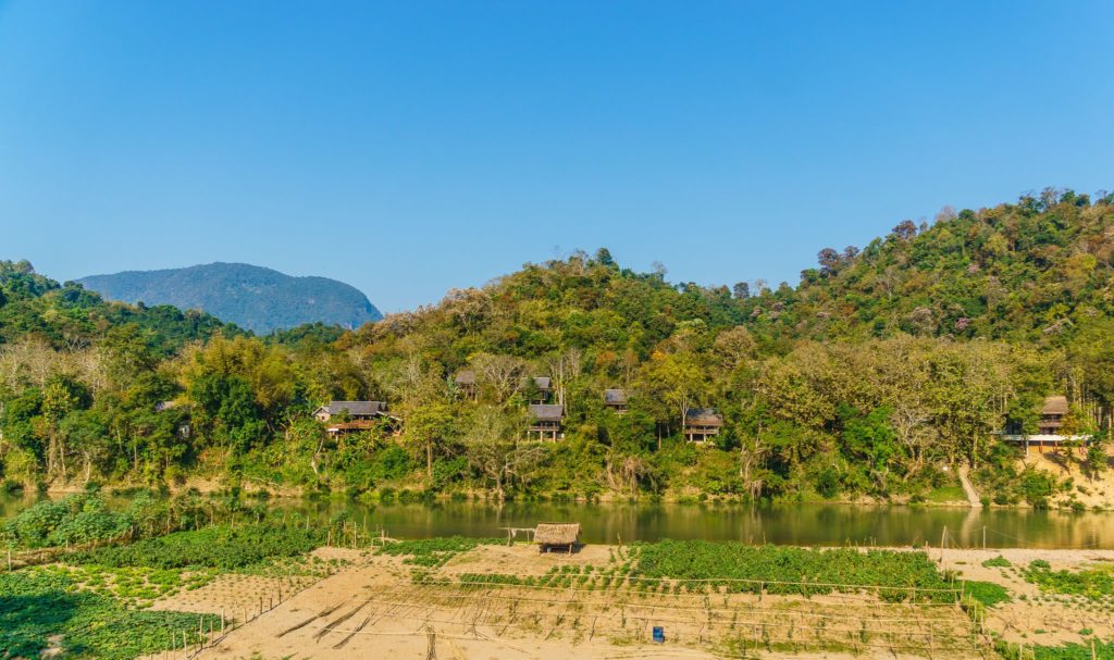 On the Mekong River in Luang Prabang, Laos