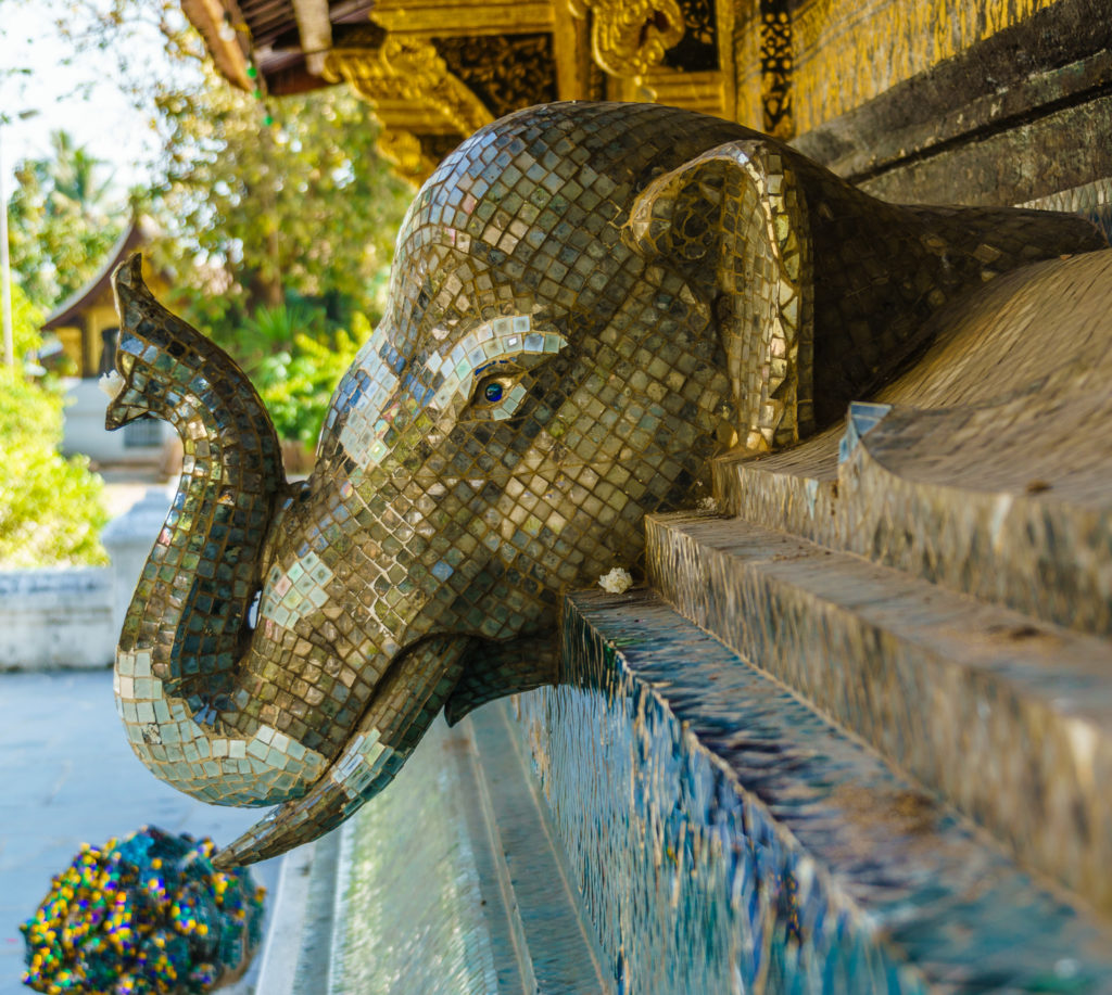 Elephant at Wat Xieng Thong, Luang Prabang, Laos