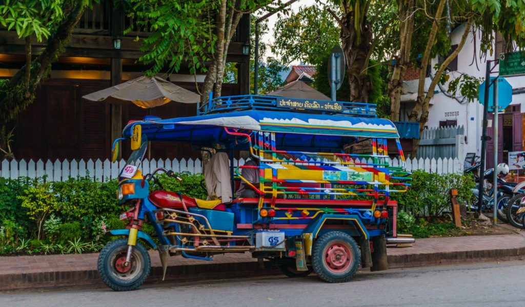 Luang Prabang, Laos tuk tuk