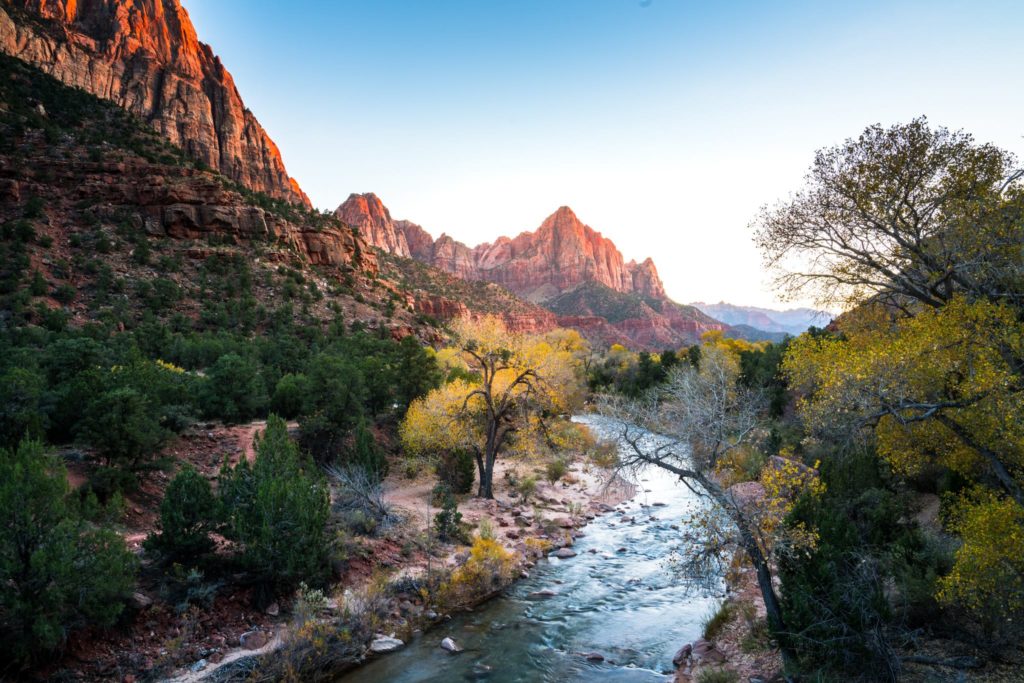 Zion National Park, Utah in November