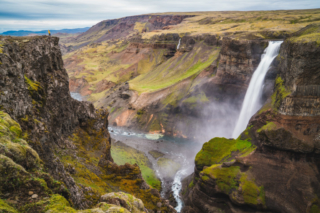 Háifoss waterfall, Iceland Háifoss waterfall, Iceland