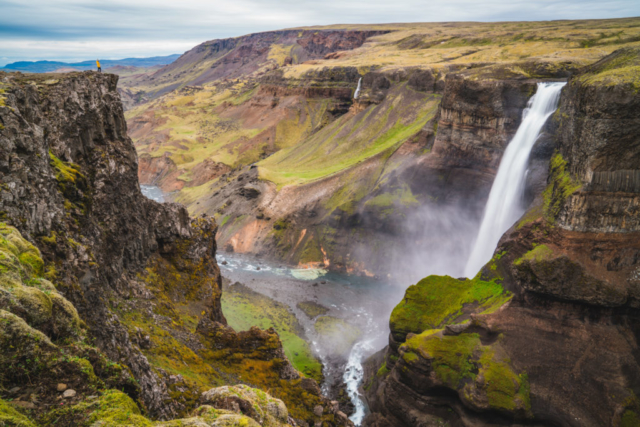 Háifoss waterfall, Iceland