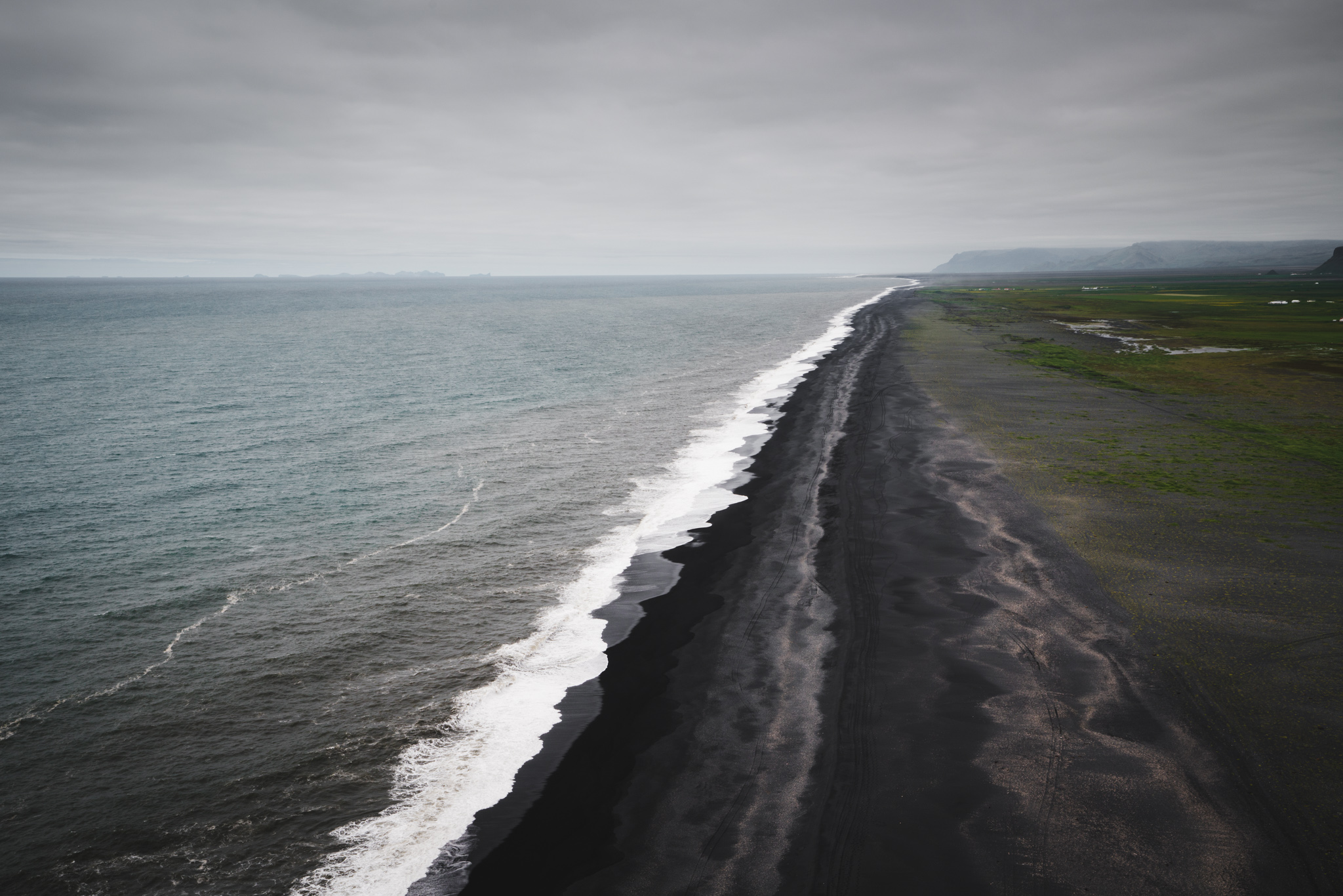 Black sand beach, Dyrhólaey, Iceland