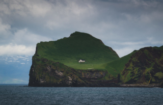 Lonely house, Westmann Islands, Iceland Lonely house, Westmann Islands, Iceland