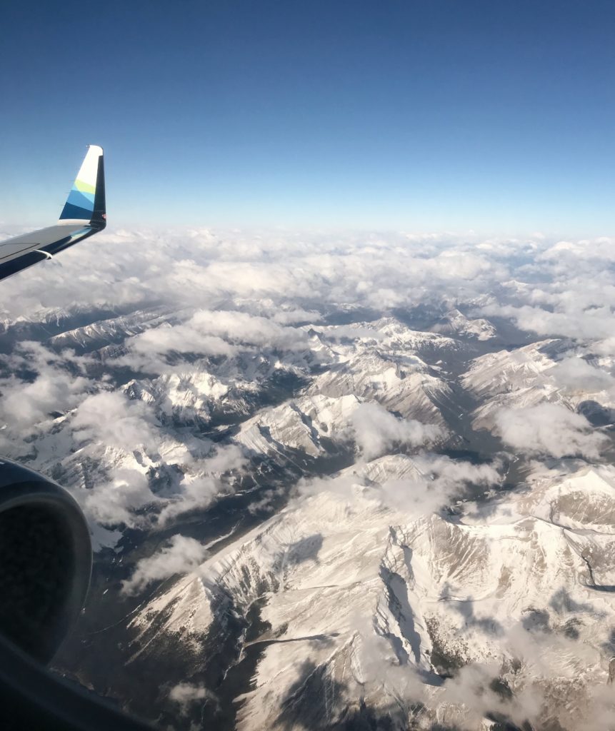 Flying to Calgary on Alaska Airlines