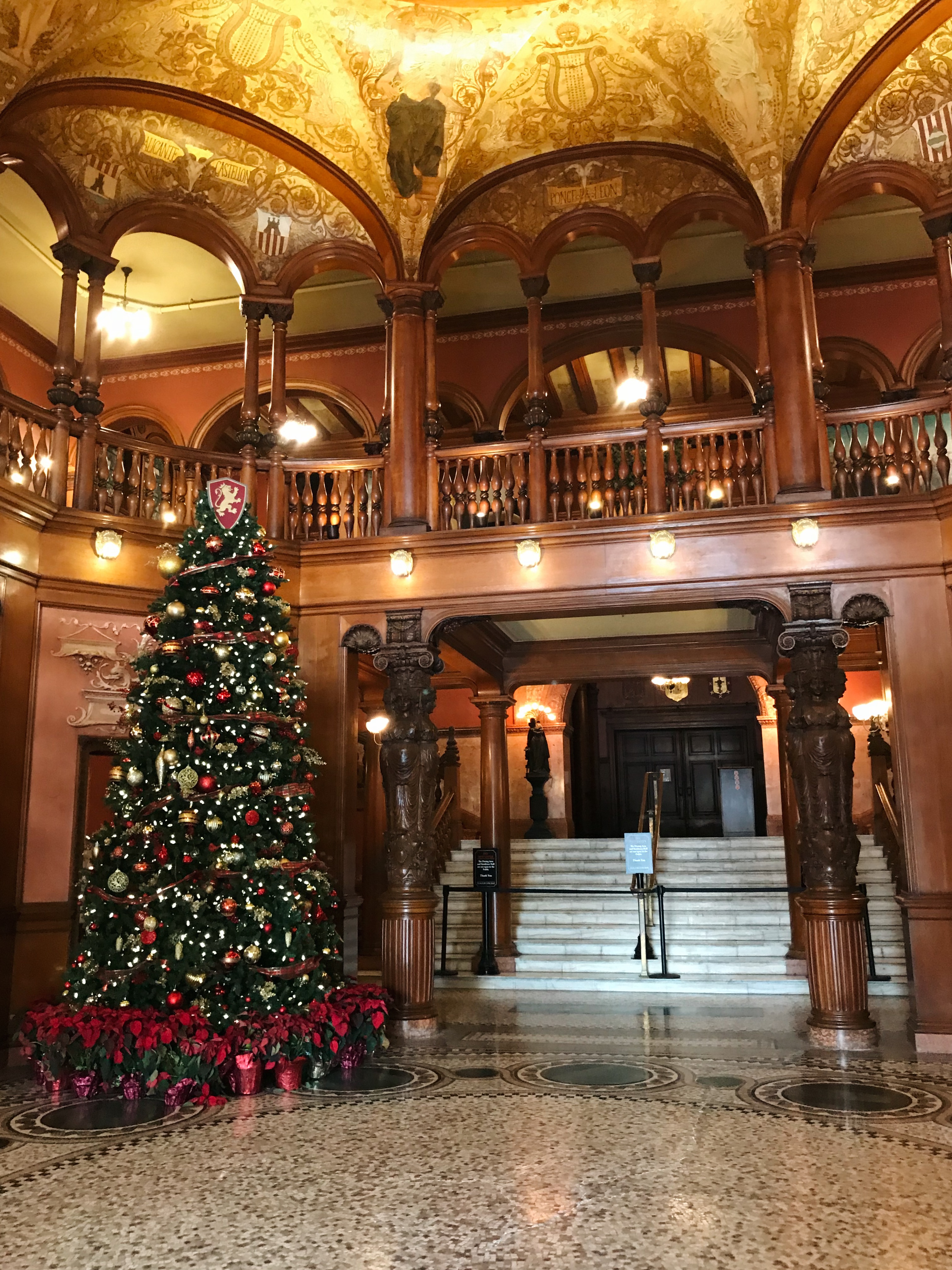 Flagler College lobby, St. Augustine, FL